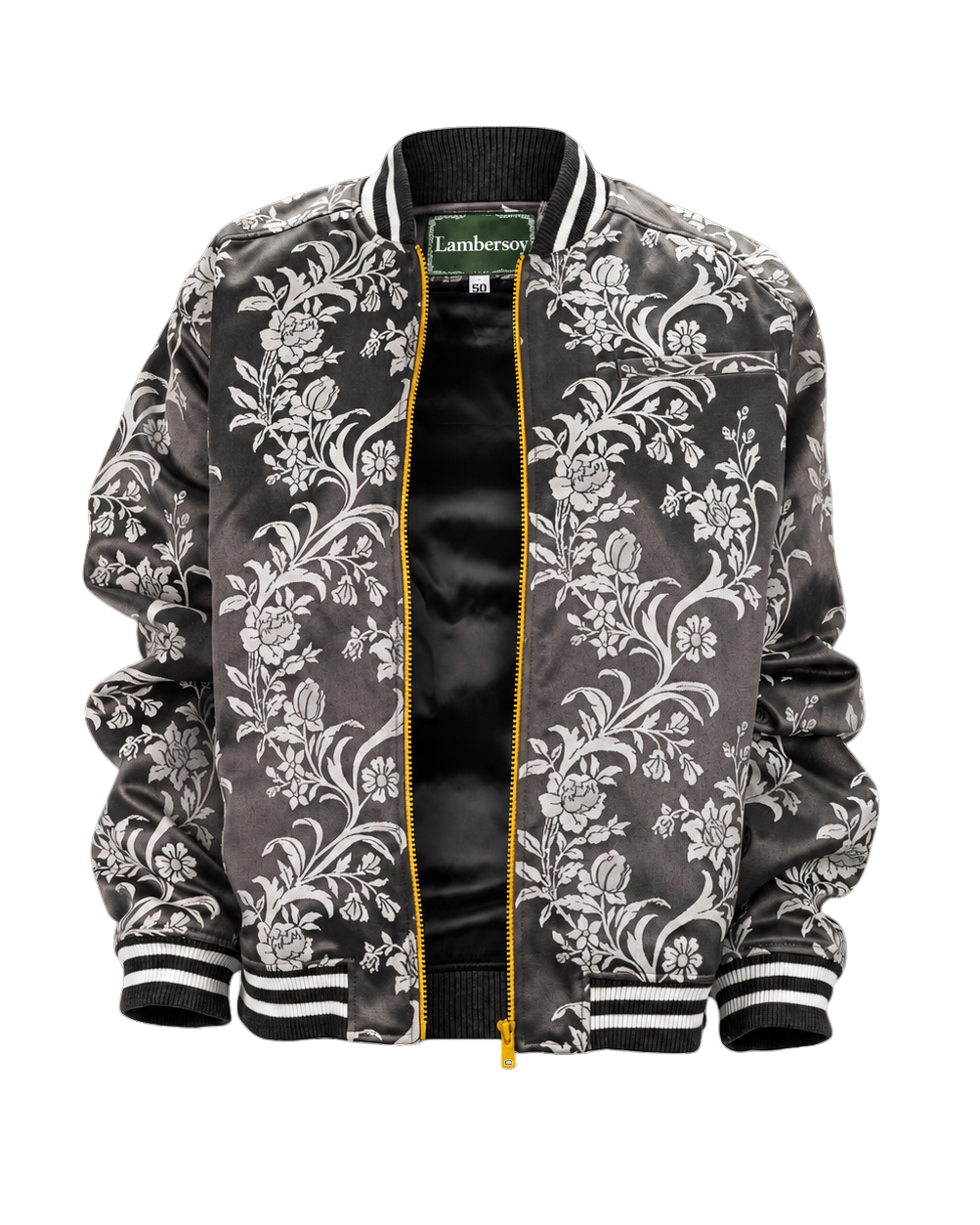 Silver Bomber Jacket