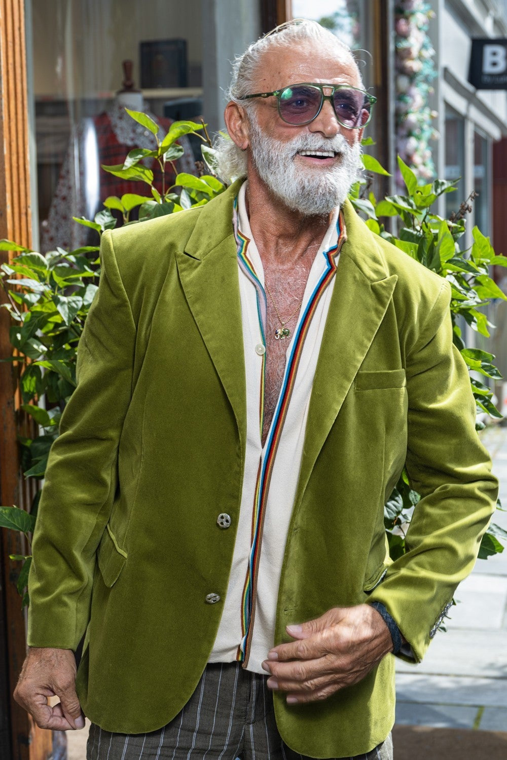 Green Nordic Wool coat