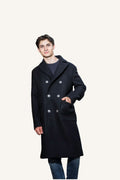 Mens black woal coat