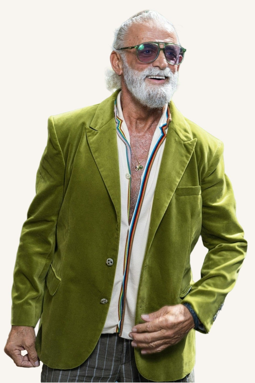 Green Nordic Wool coat