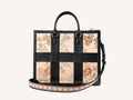Pink silk handbag