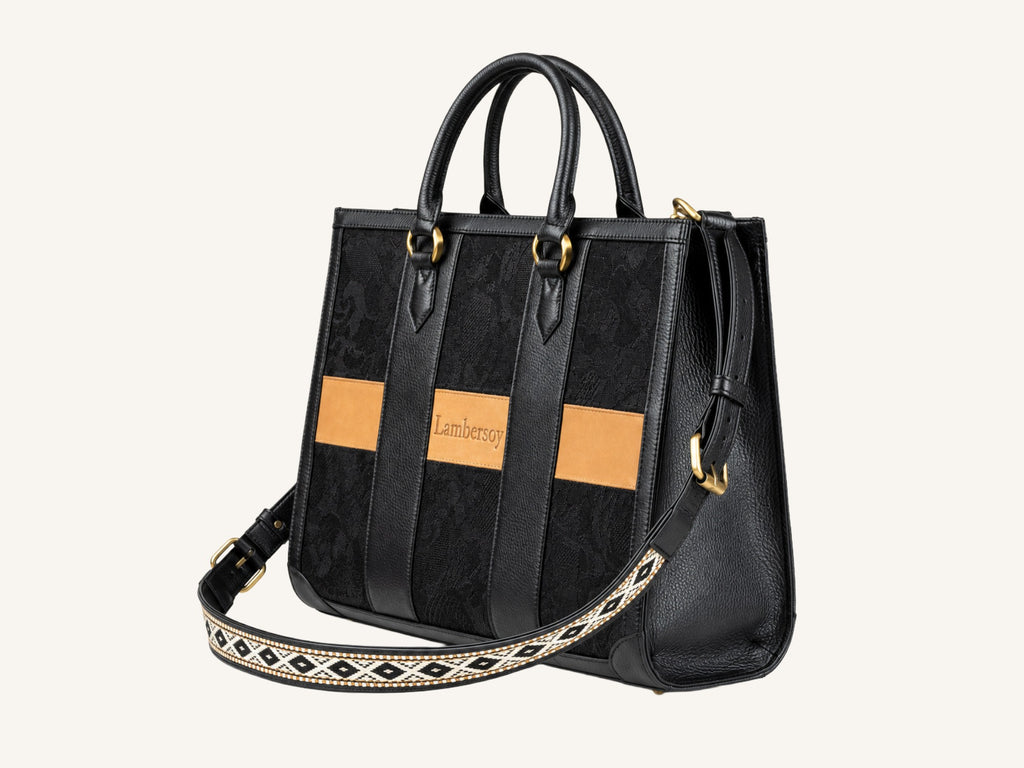 Black handbag